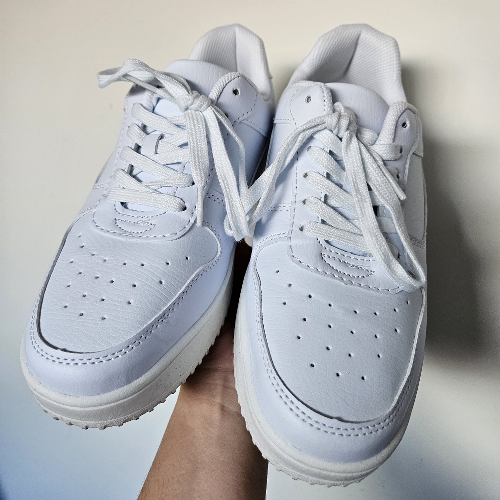 No Boundaries White Sneakers